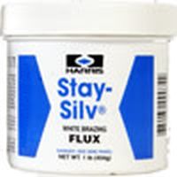 SSWF7 STAY-SILV WHITE BRAZ FLUX 6.5OZ