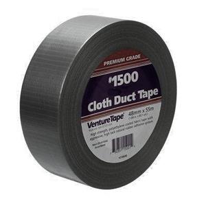 1500-2B 2IN BLACK DUCT TAPE