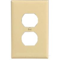 RECEPTACLE PLATE IVORY 84809